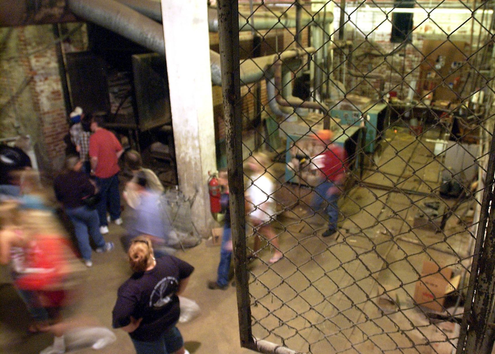 Ghost Tour in Brady Theater basement -- 2004